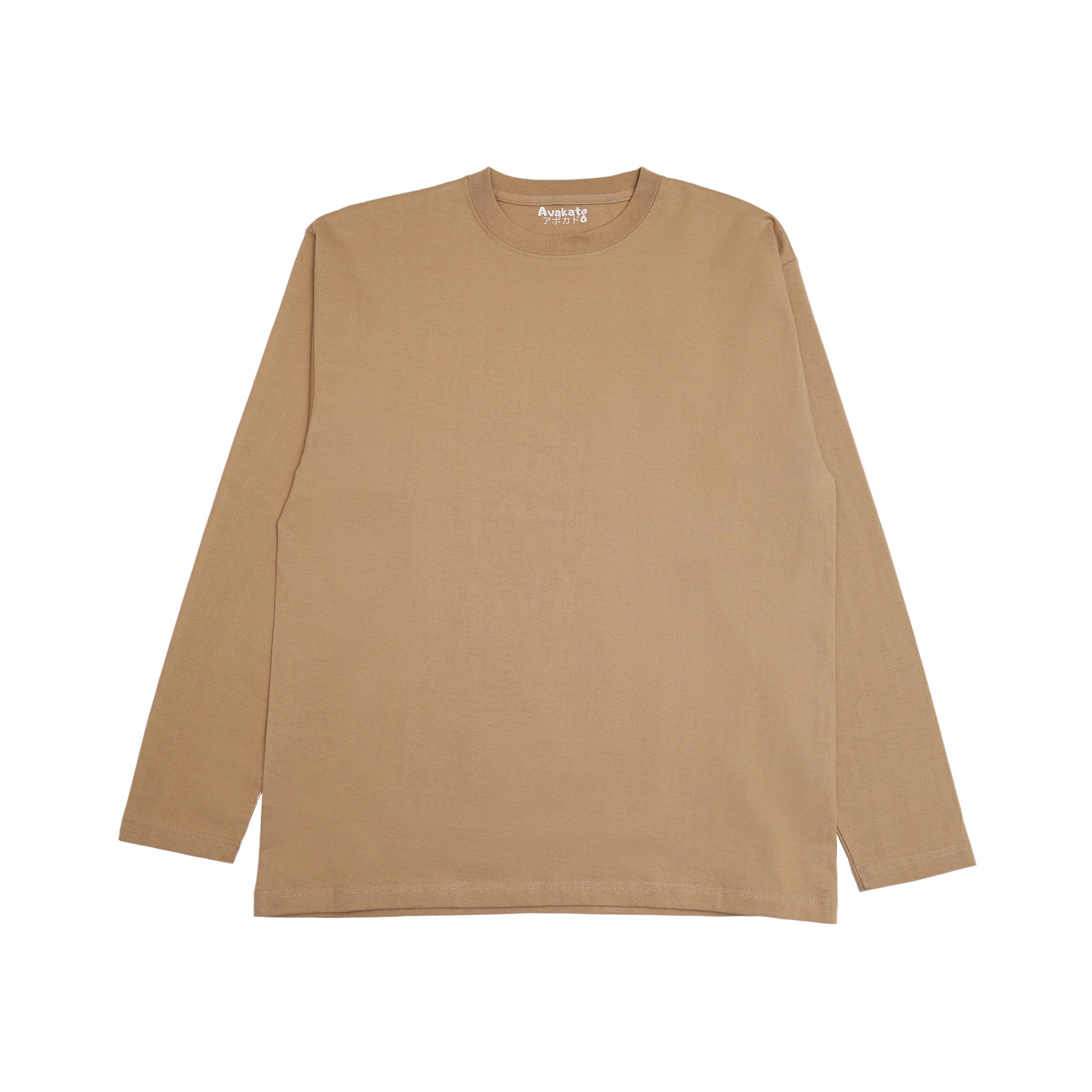 Japanese Heavyweight Long Sleeve Tee Unisex (Khaki)