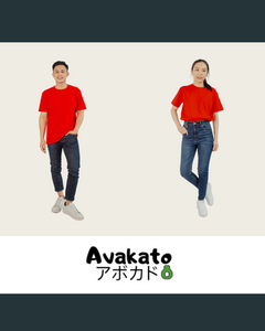Japanese Heavyweight 230gsm Basic Tee Unisex  (Red)