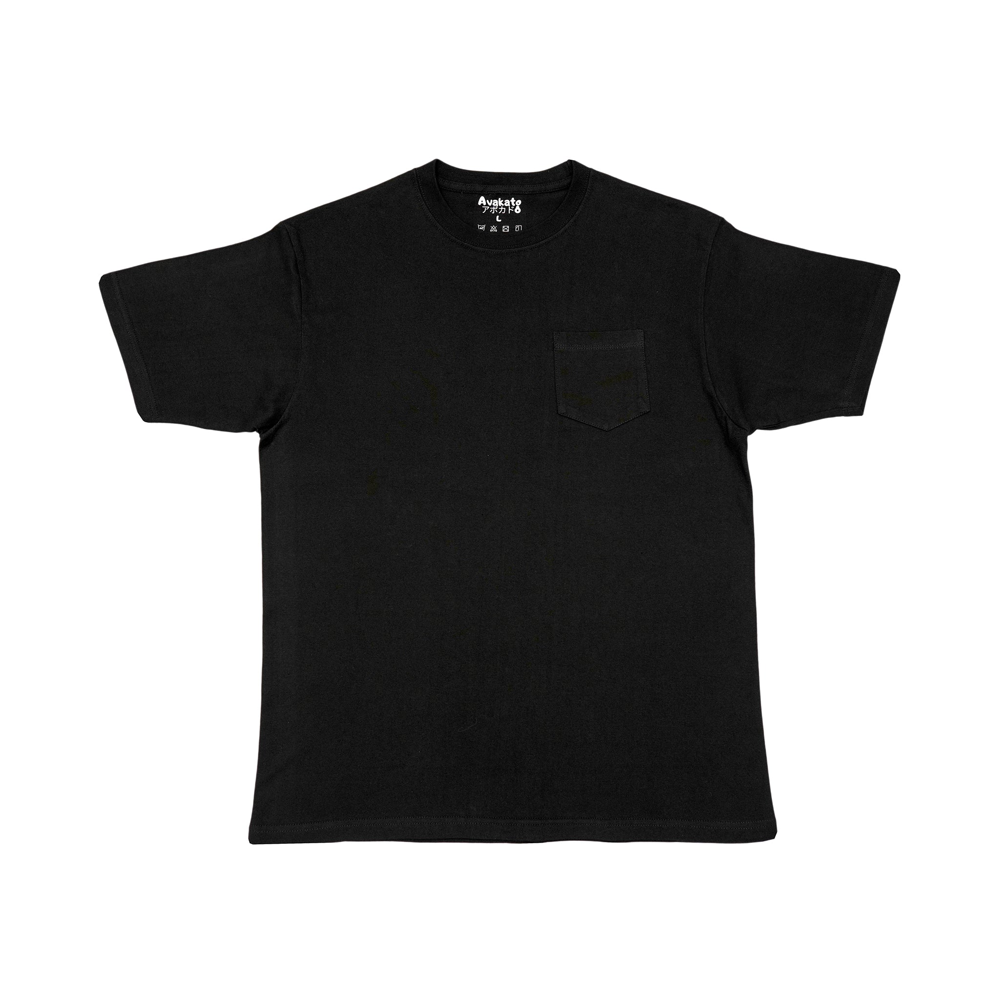 Japanese Heavyweight Pocket Tee Unisex (Black)