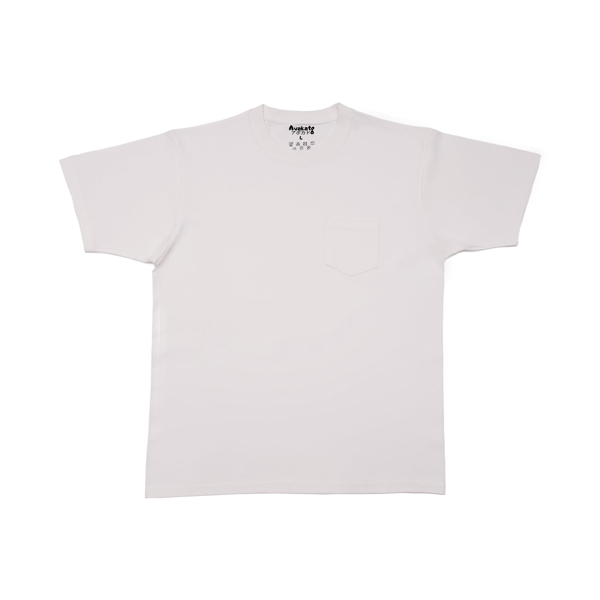 Japanese Heavyweight Pocket Tee Unisex (White)