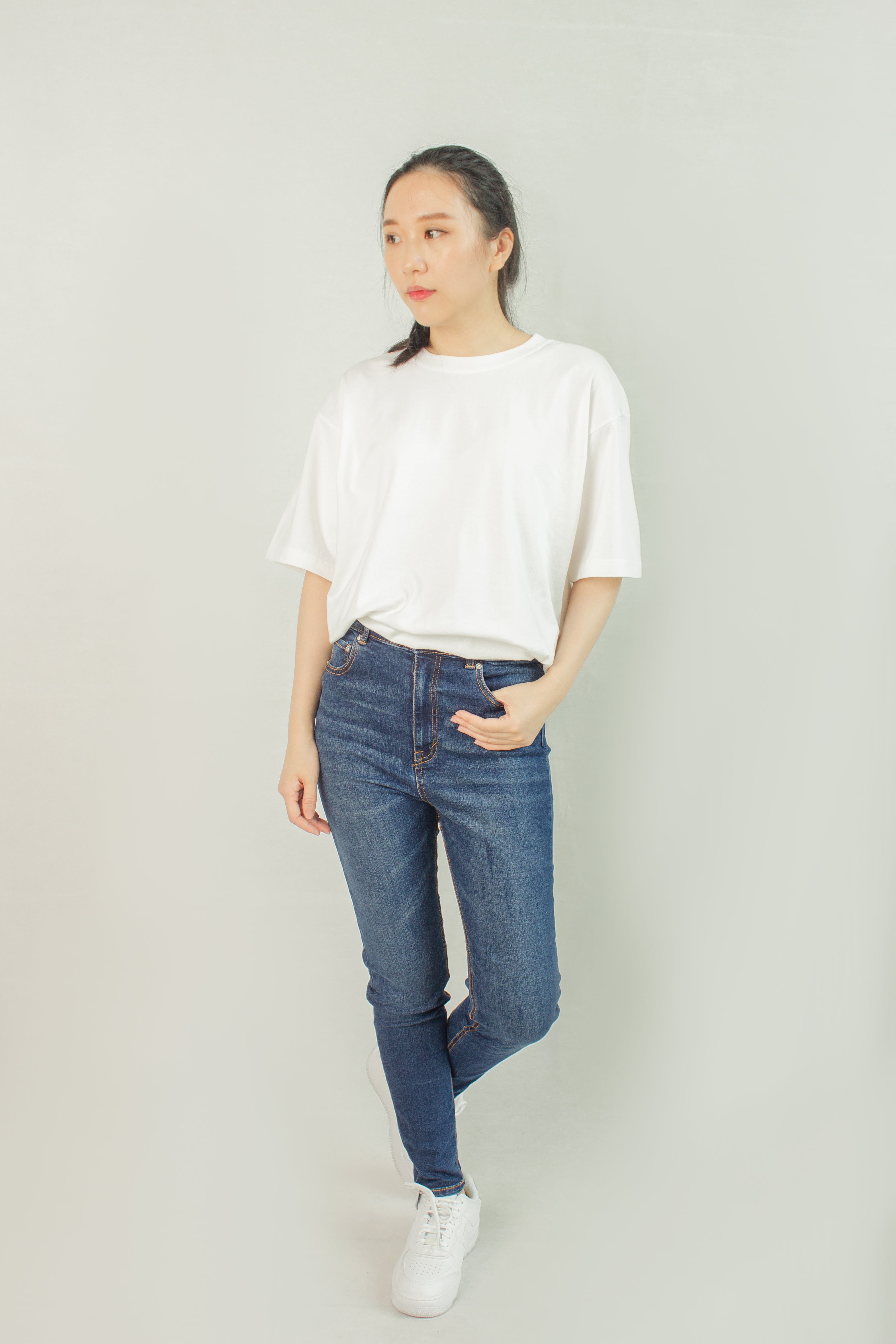 Japanese Heavyweight Basic Tee Unisex (White)