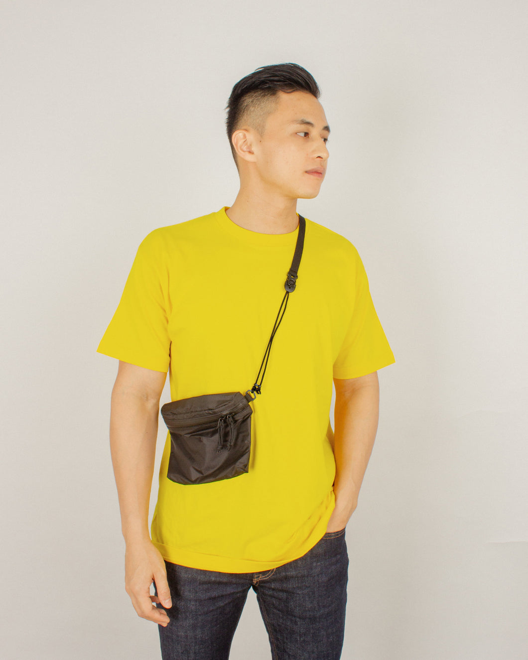 Japanese Heavyweight 230gsm Basic Tee Unisex  (Yellow)