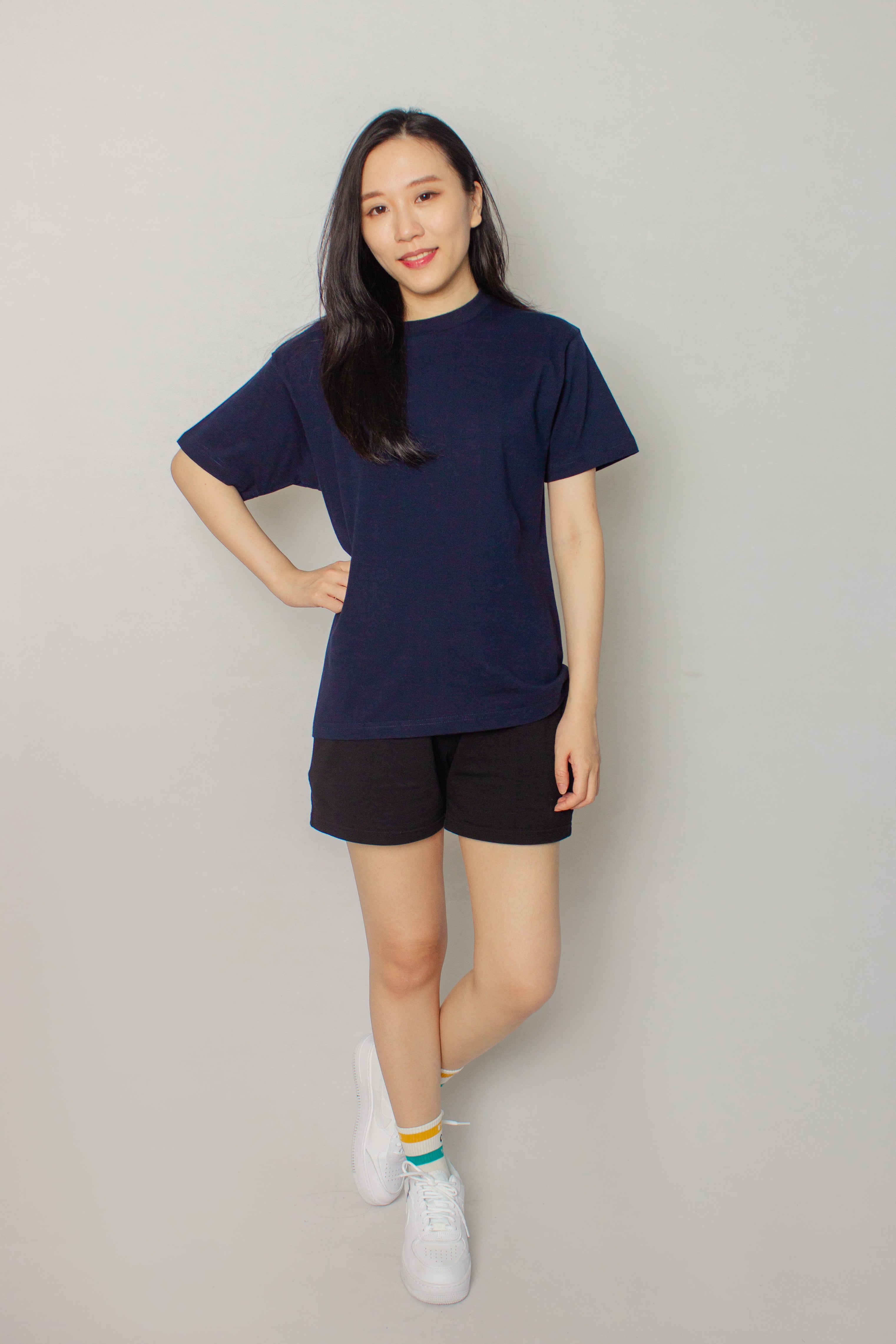 Japanese Heavyweight Basic Tee Unisex (Navy Blue)